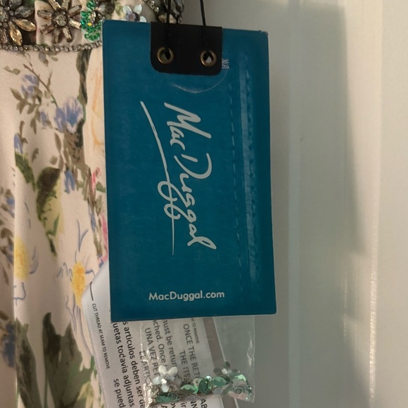 Mac Duggal Floral Maxi Dress - Multicolor Style 9079 Size 8 - Picture 3 of 14